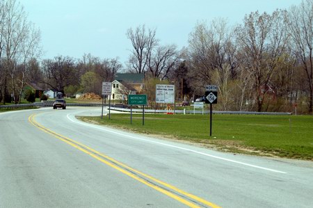 Skyline Auto Theatre - Lot Is On M-156 - Photo From Water Winter Wonderland (newer photo)